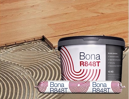 可減噪 的木地板膠- Bona R848T 彈性地板膠
